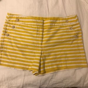 LOFT - Size 18 - yellow stripe shorts